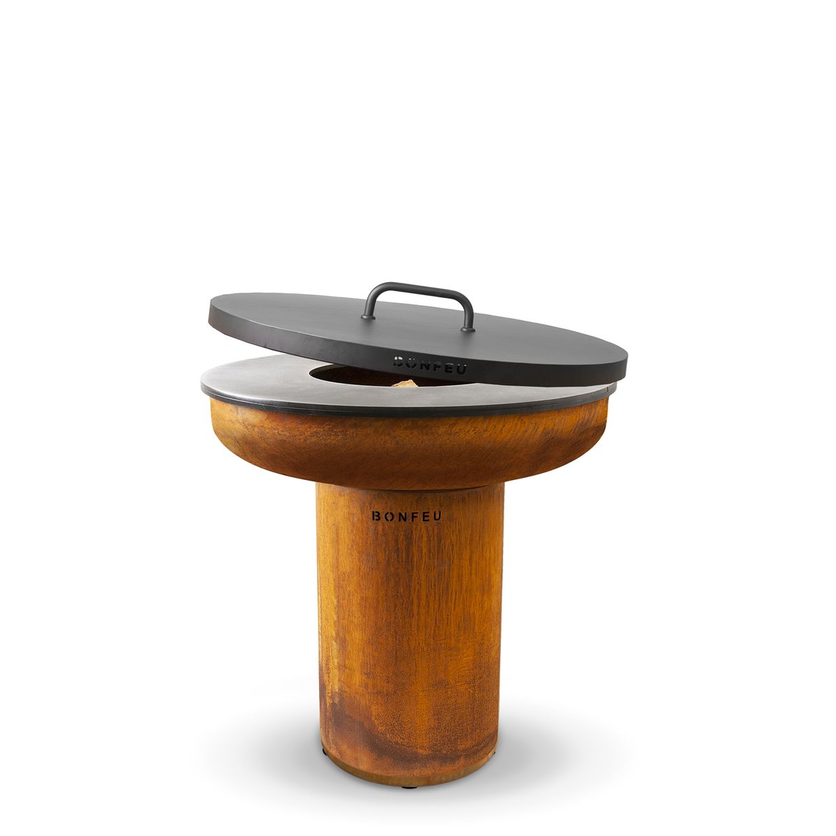 Raised XL Corten Steel Cooking Bowl - Tom's Yard