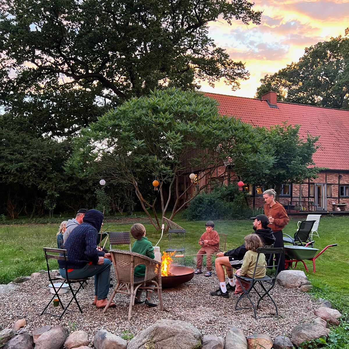 Corten Steel Fire Pit - Tom's Yard