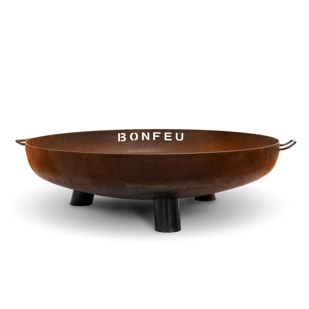 Corten Steel Fire Pit Feet & Handles - Tom's Yard