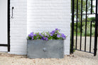 Traditional Galvanised Steel Trough Planter - Tom's Yard