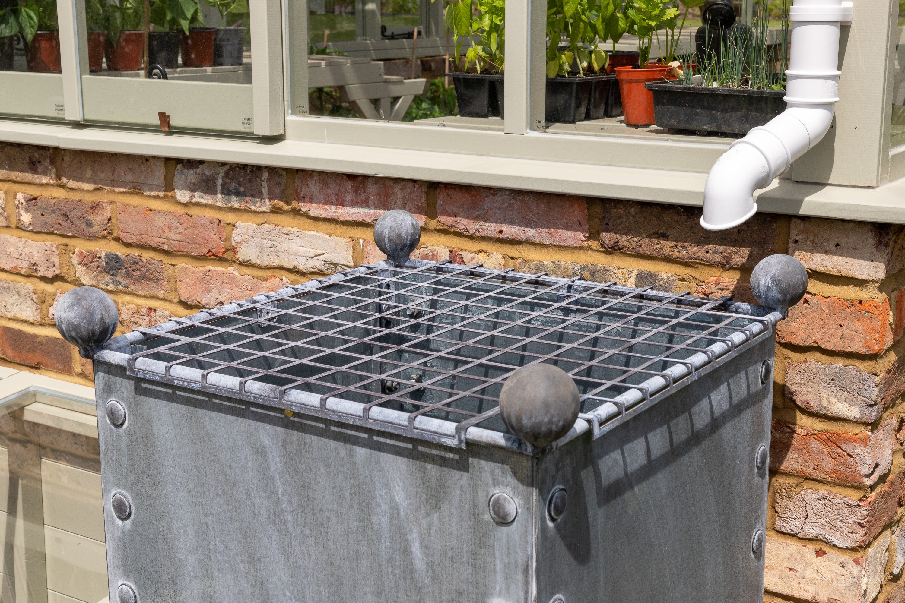 Traditional Galvanised Steel Water Butts - Tom's Yard