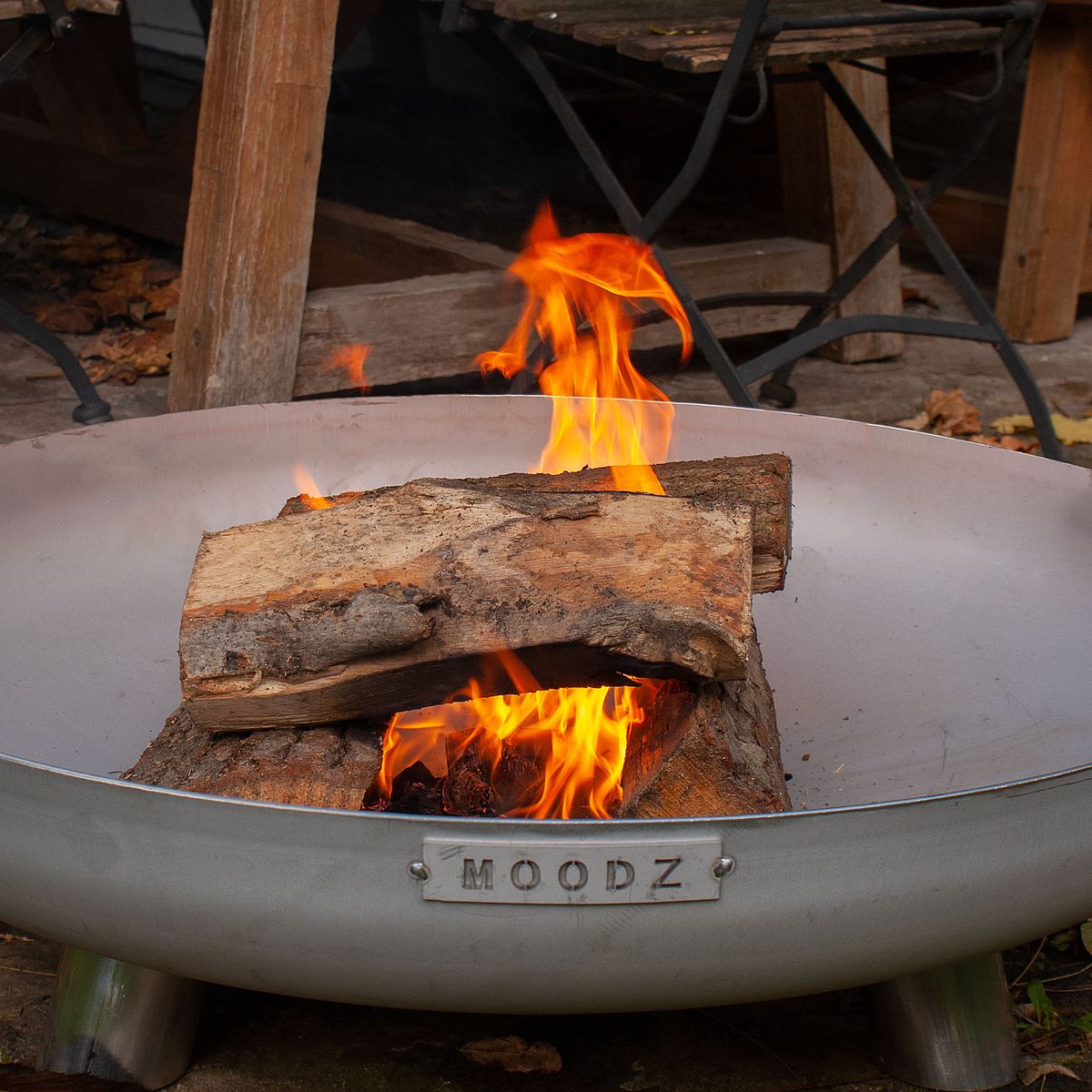 Stainless Steel Fire Pit Feet & Handles - Tom's Yard