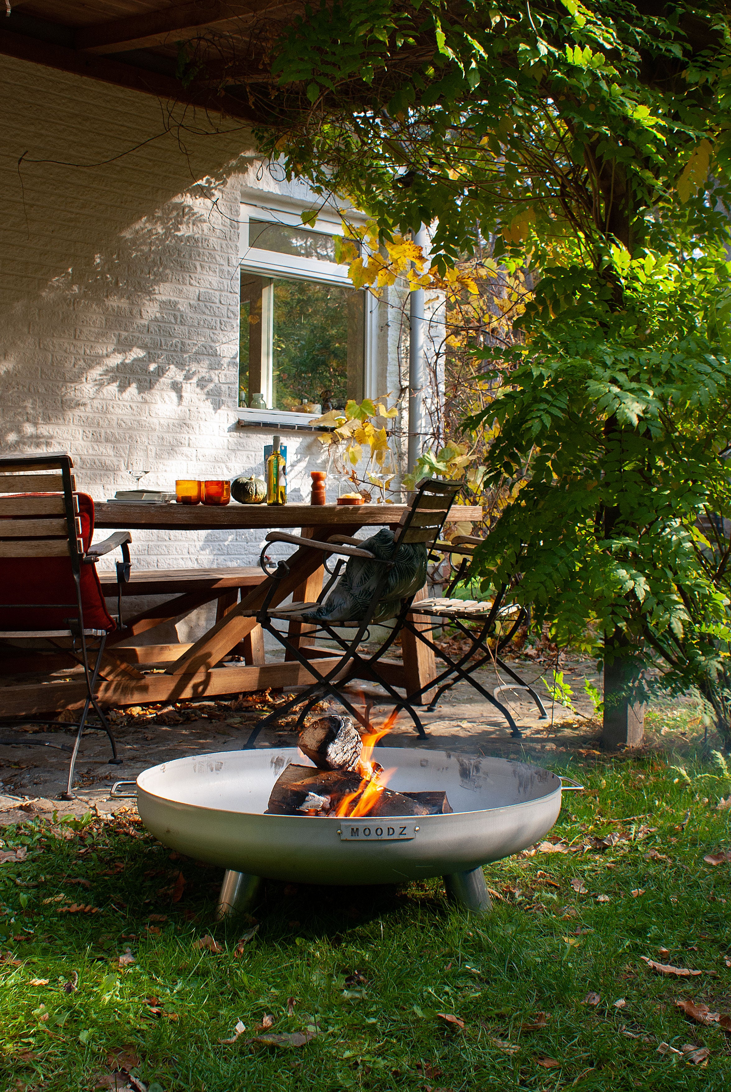 Stainless Steel Fire Pit Feet & Handles - Tom's Yard
