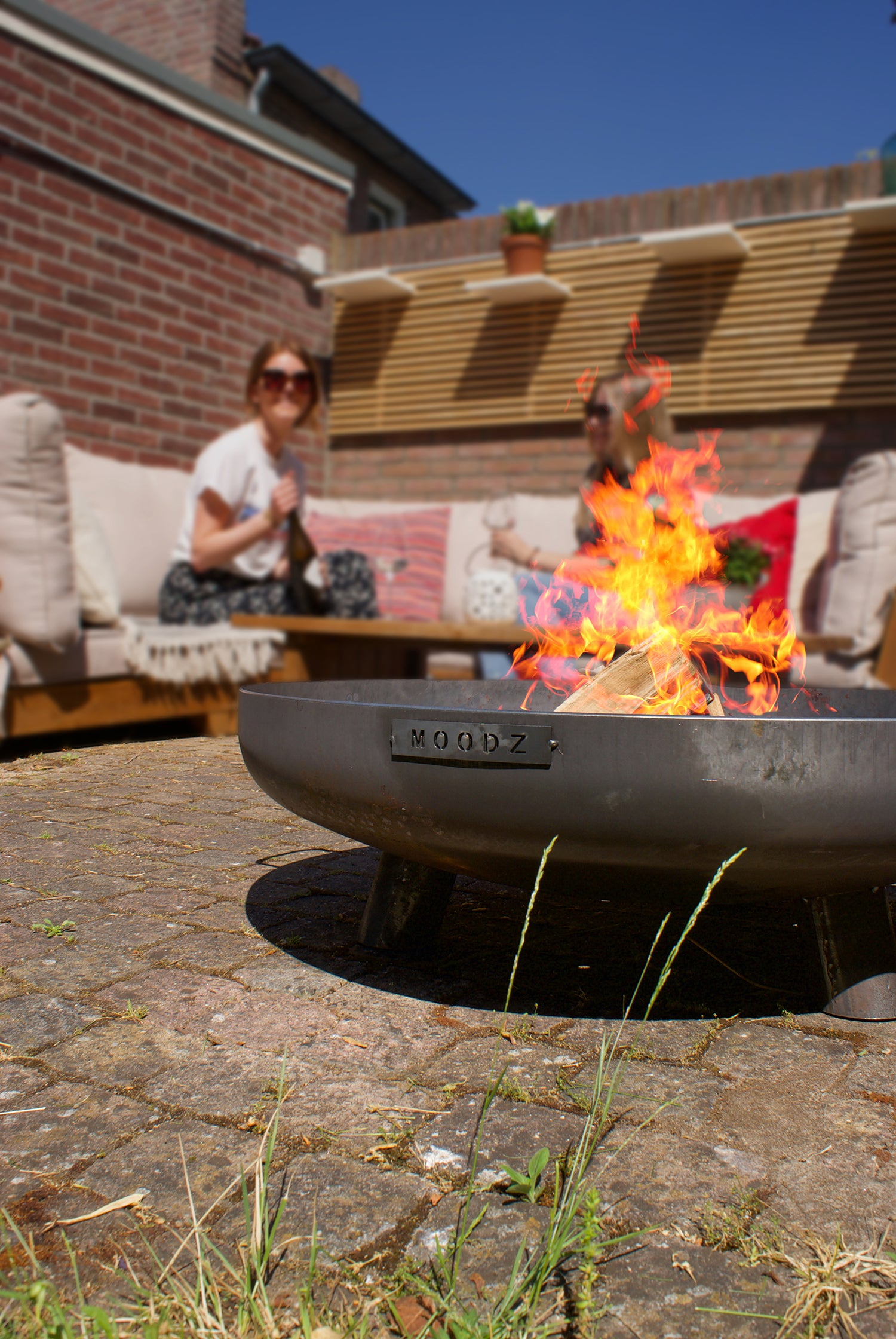 Stainless Steel Fire Pit Feet & Handles - Tom's Yard