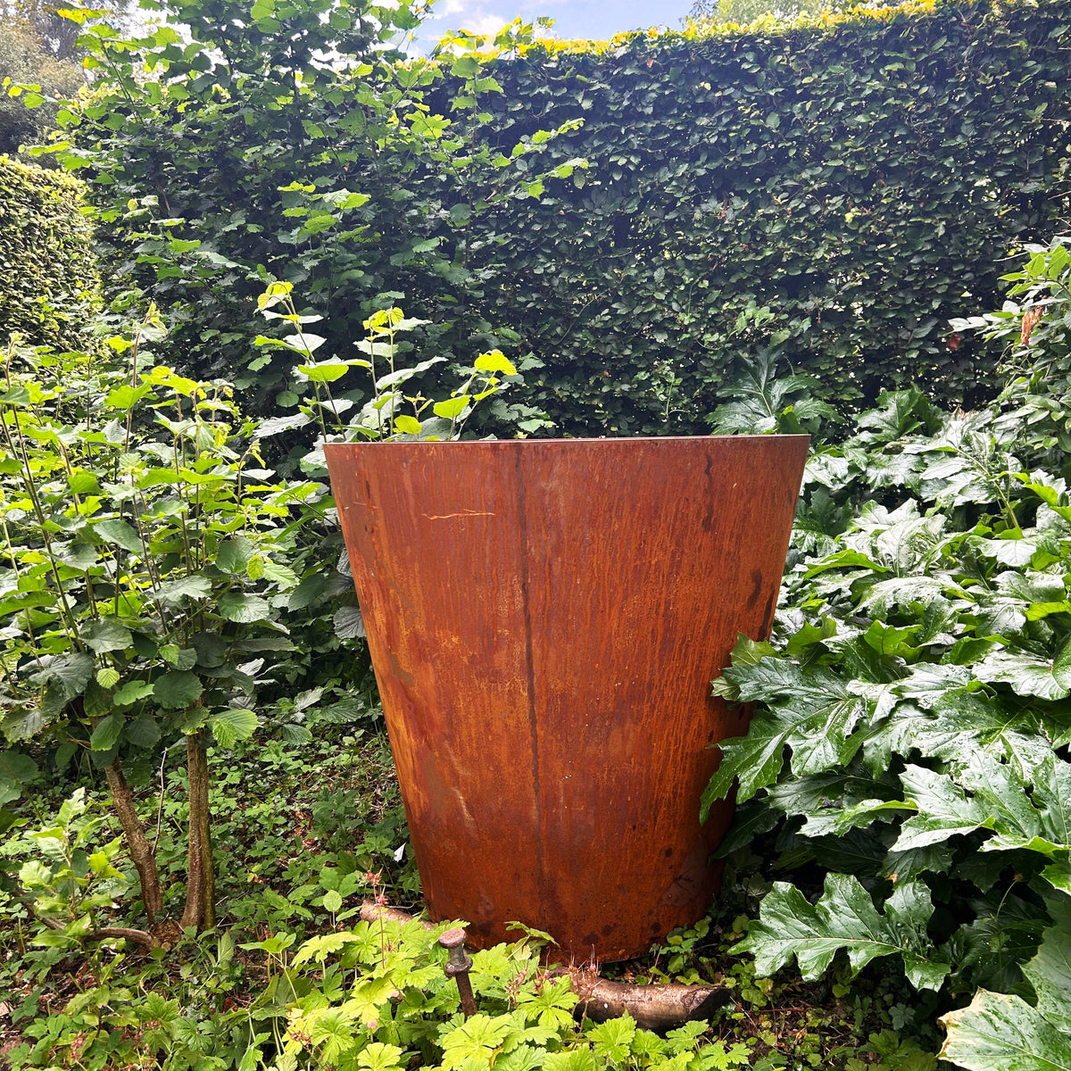 Local Handmade Weathering Steel Planters – Tom's Yard