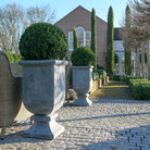 'Roma' Galvanised Vase Planters - Tom's Yard