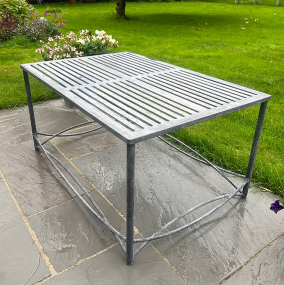 Handmade Metal Garden Coffee Table - Tom's Yard
