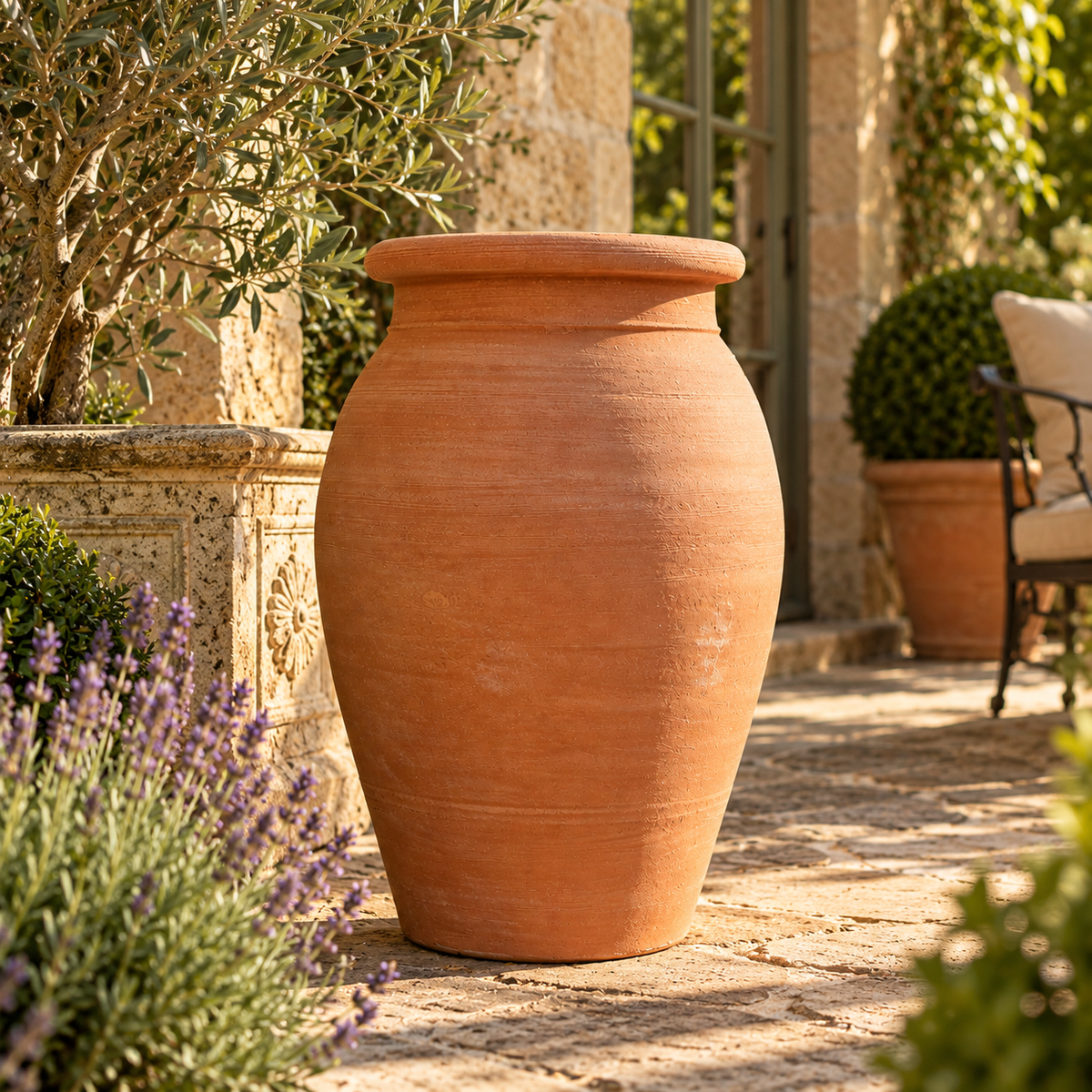 The Oliveto Italian Terracotta Jar - Tom's Yard