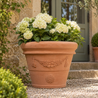 Florenza Swagged Italian Terracotta Planters - Tom's Yard