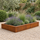 The Broxwood Bottomless Trough – Raised Bed – Corten Steel - Tom's Yard