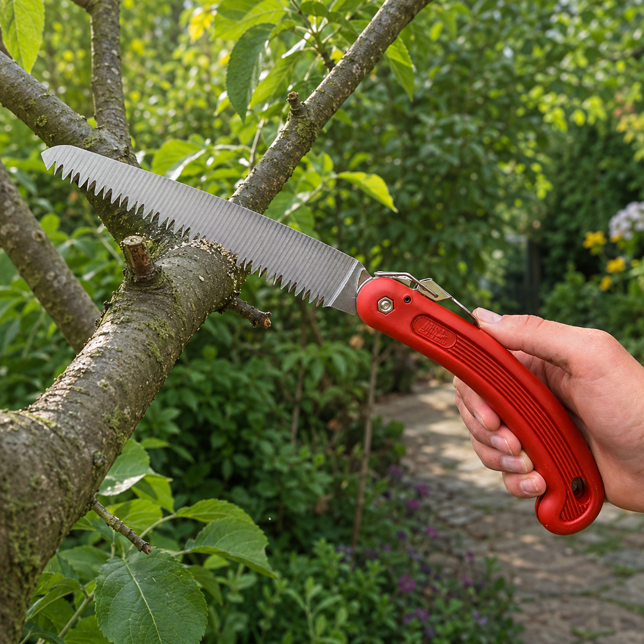 Compact Japanese Folding Pruning Saw - Tom's Yard