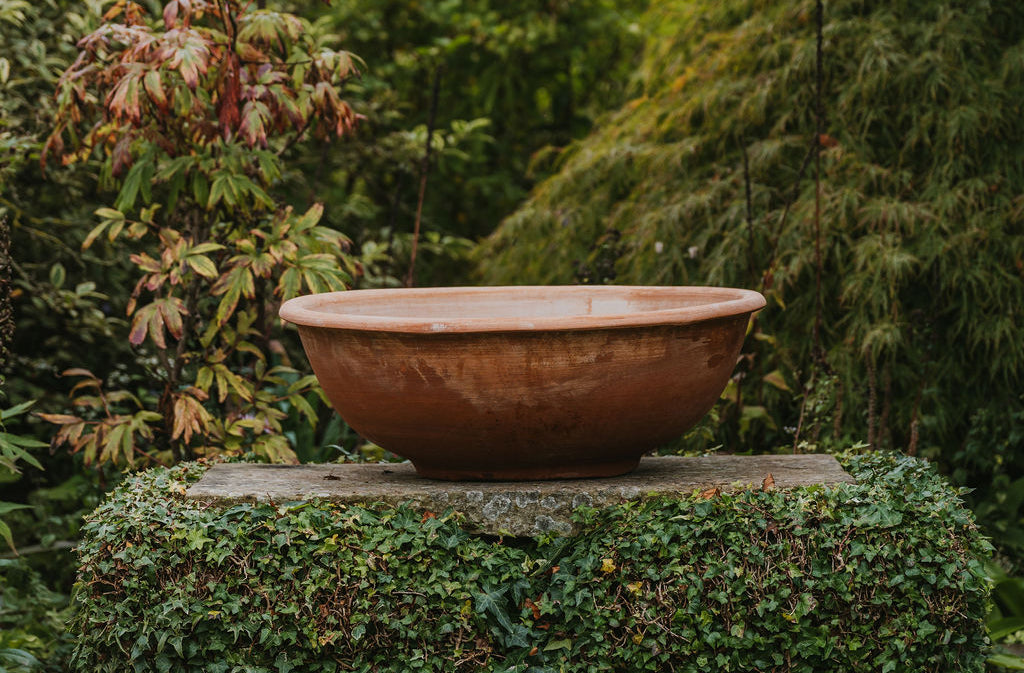 Italian Terracotta Bowl Planters - Tom's Yard