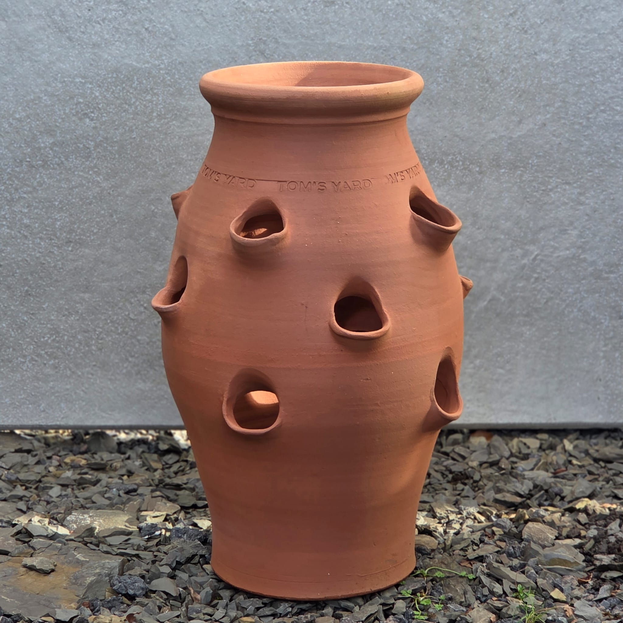 Tom's Yard XL Terracotta Strawberry Pot - Tom's Yard