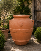 Classic Italian Terracotta Orcio Vase - Tom's Yard