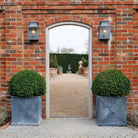 'Mayfair' Galvanised Cube Planters - Tom's Yard