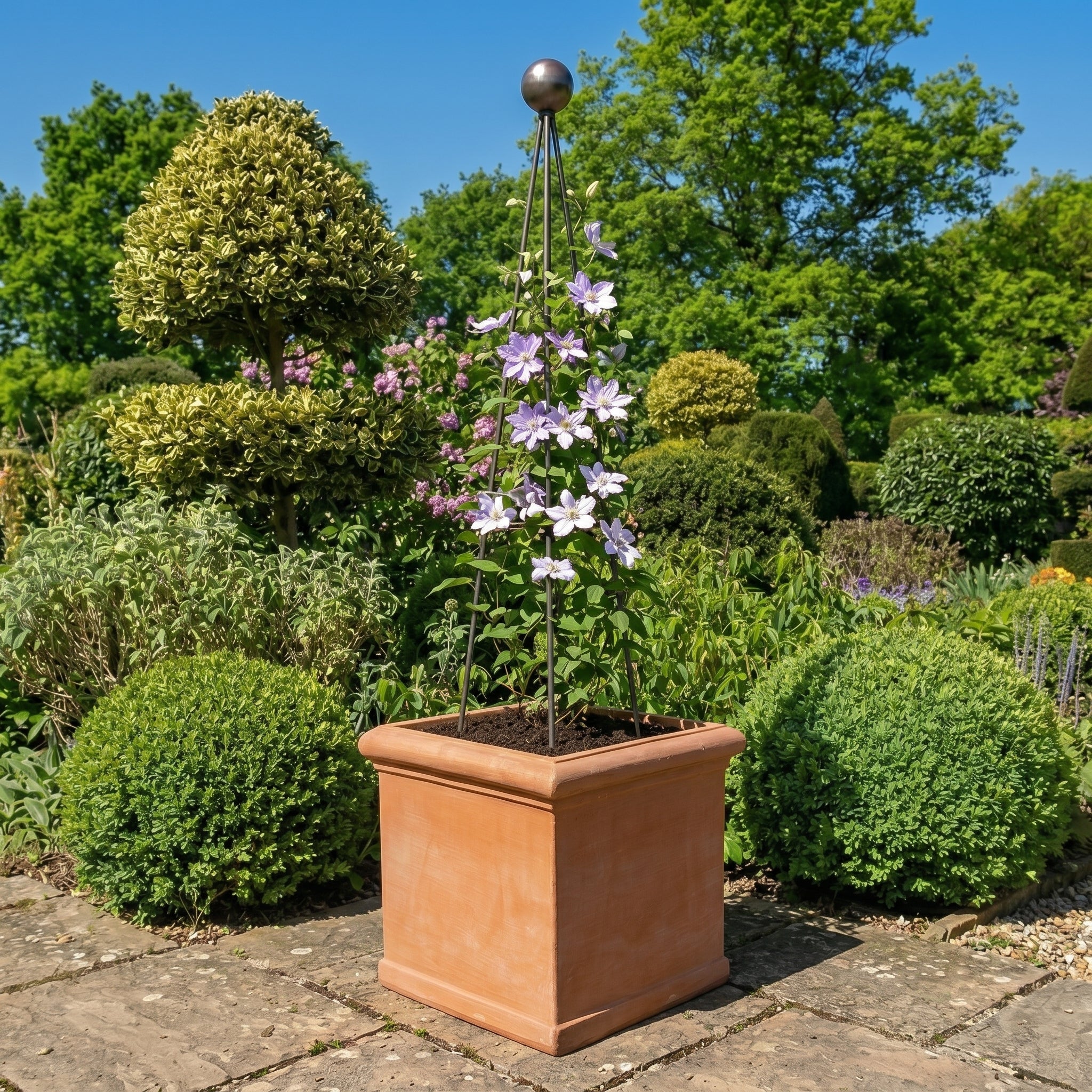 55cm Italian Cube 5ft Steel Pyramid Bundle - Tom's Yard