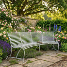 Handmade XL Curved Metal Garden Bench - Tom's Yard