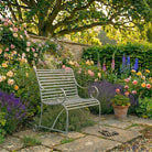 Handmade Metal Garden Strapwork Armchair - Tom's Yard