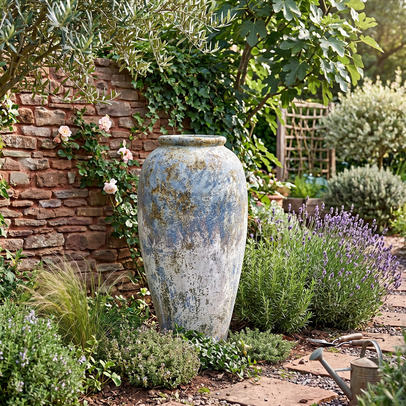 115cm Elemental Glazed Ceramic Vase - Tom's Yard