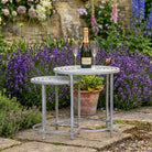 Handmade Metal Garden Circular Nesting Tables - Tom's Yard