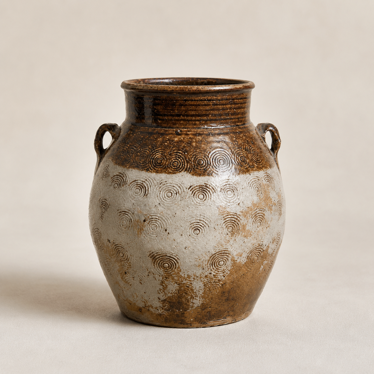 Small Antique Glazed Yunnan Storage Vases - Tom's Yard