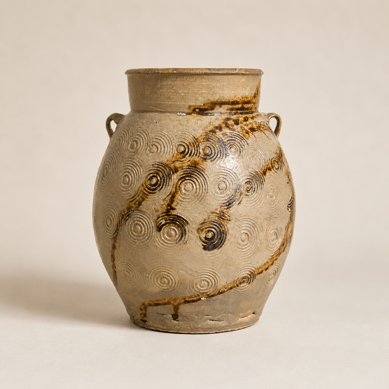 Small Antique Glazed Yunnan Storage Vases - Tom's Yard