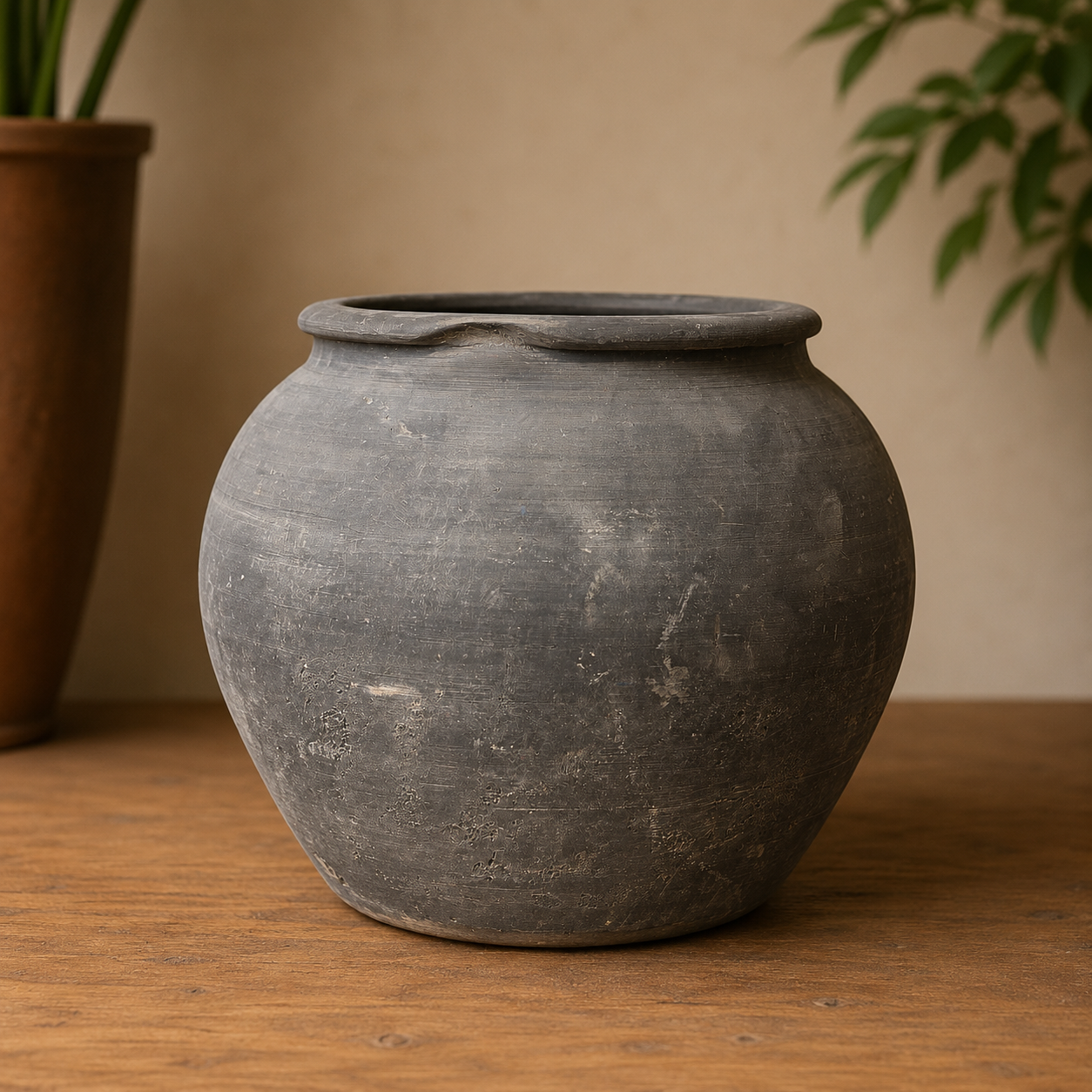 Antique Earthernware Storage Pots - Tom's Yard