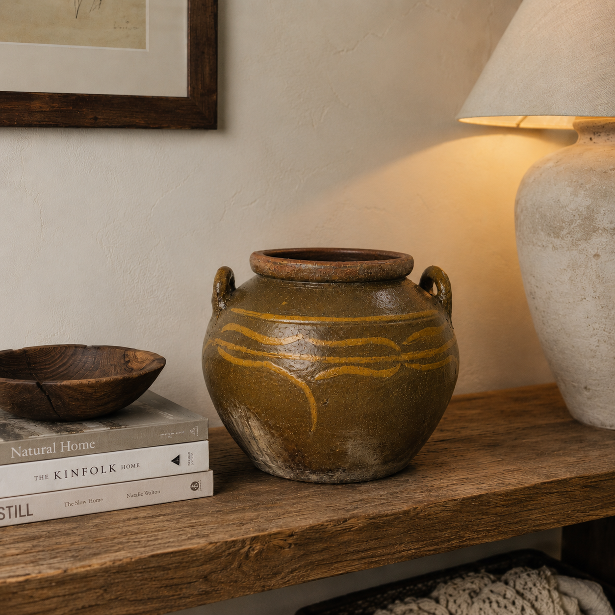 Antique Chinese Ceramic Storage Pot - Tom's Yard