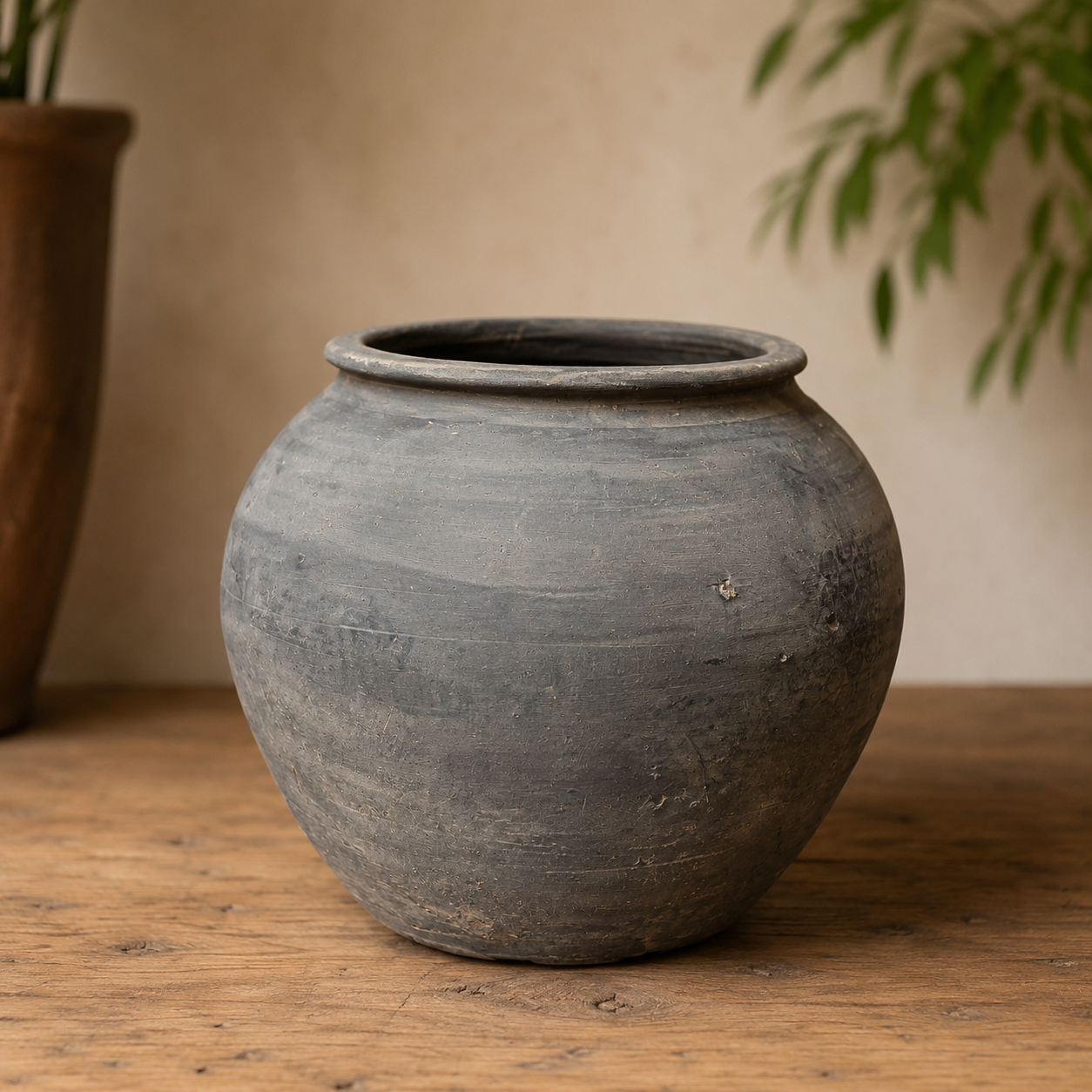 Antique Earthernware Storage Pots - Tom's Yard