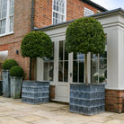 'Sienna' Galvanised Cube Planters - Tom's Yard