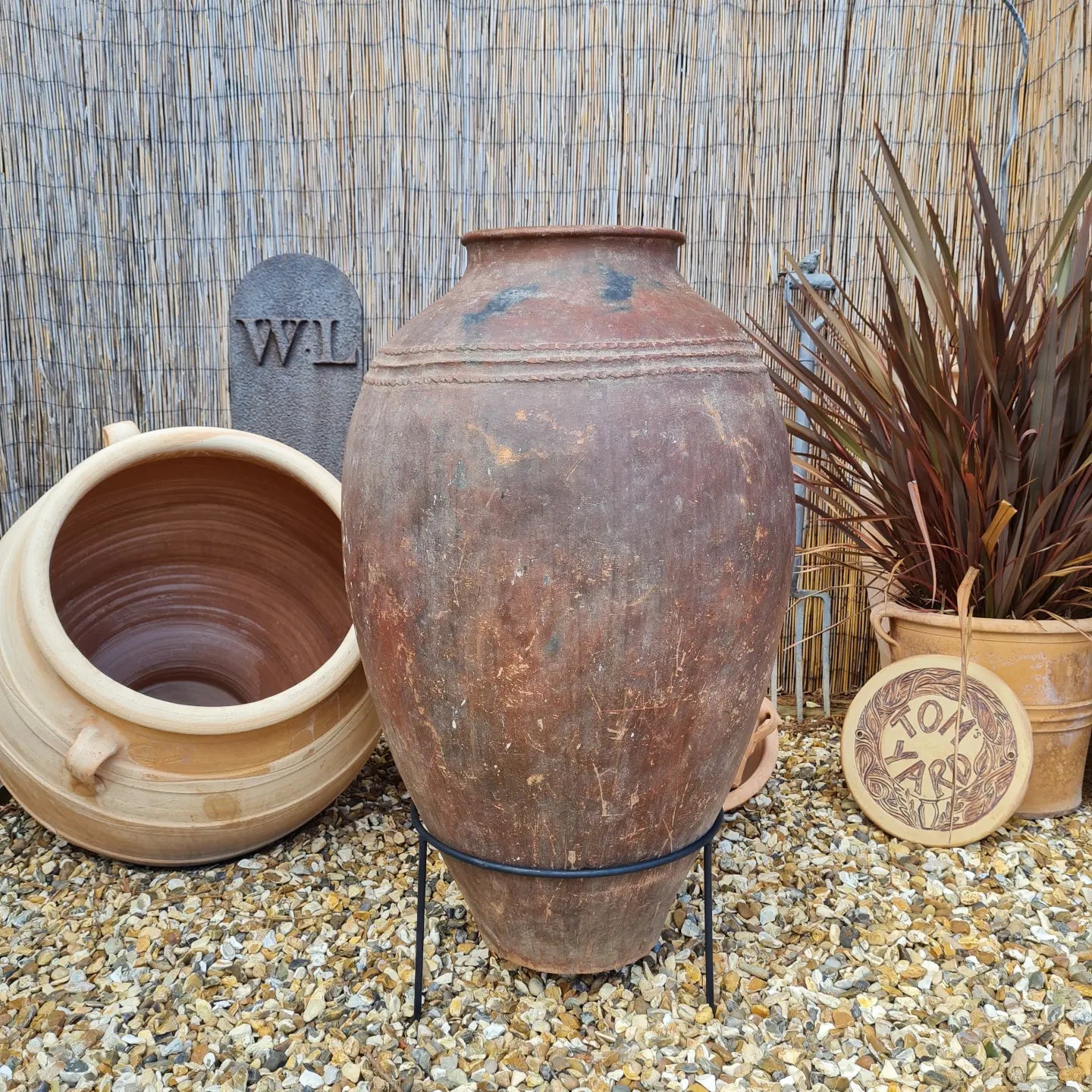 Large Antique Mediterranean Pot 2 - Tom's Yard